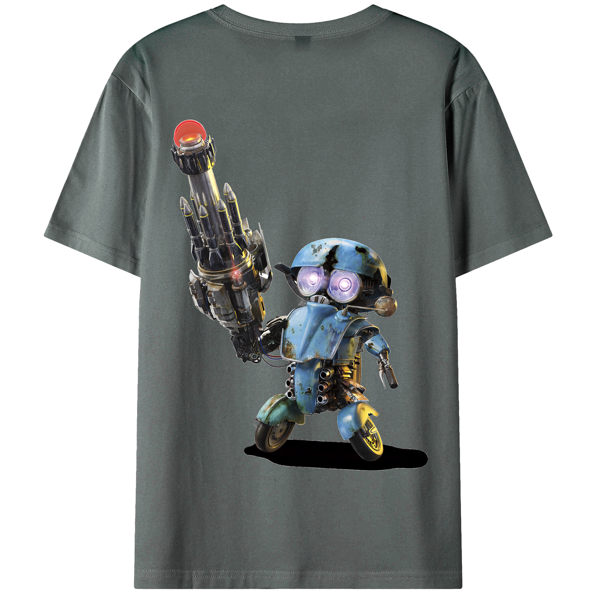 （画像用） Transformers トランスフォーマー 綿100％半袖Tシャツ（背面プリント）
